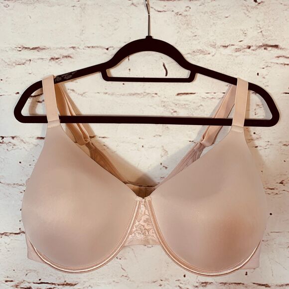 Vanity Fair Other - Vanity Fair 42DDD Beige Nude Beauty Back Smoother Full Coverage Bra Underwire